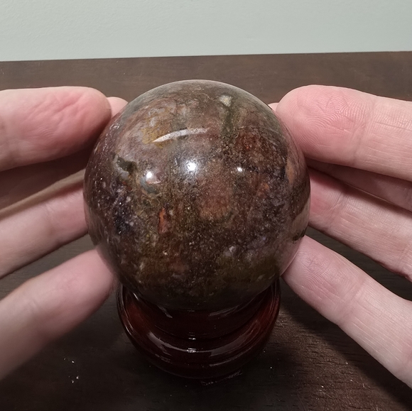 Pietersite Crystal Sphere #B - Picture 4 of 9
